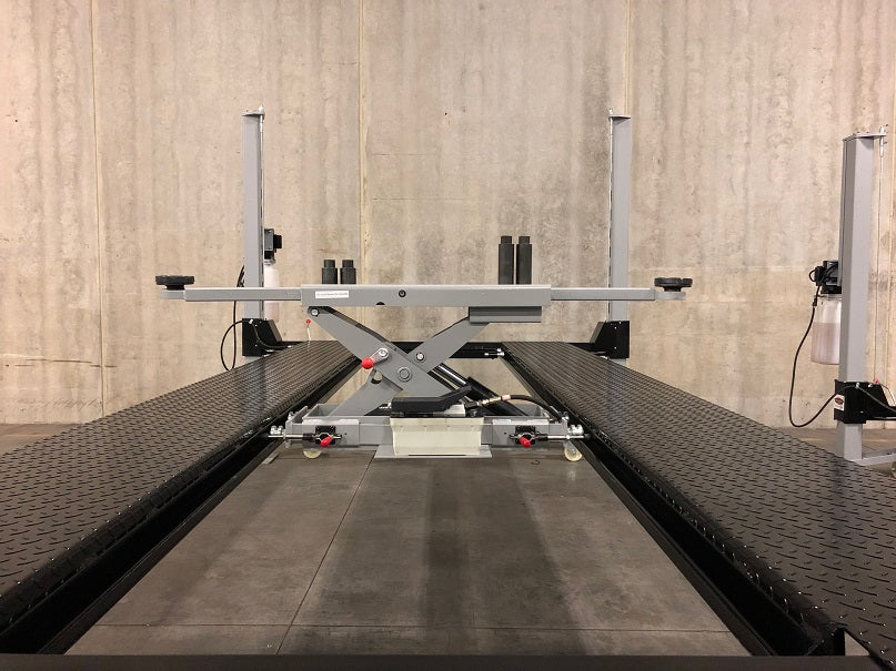 Wildfire 4500lb air over hydraulic bridge jack for 4 post lift