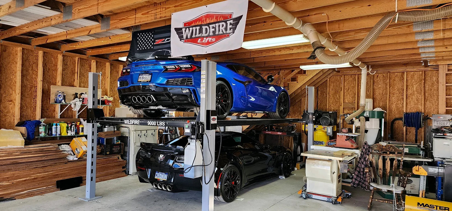 Wildfire 9000 Exotic Lift | High Quality Car Storage Lift