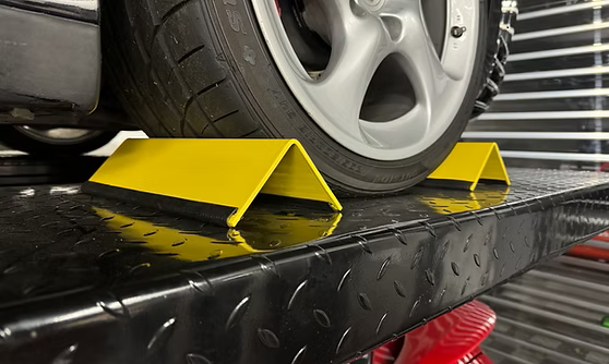 Tire Chocks (Set of 2) for Car Lift Stability and Safety