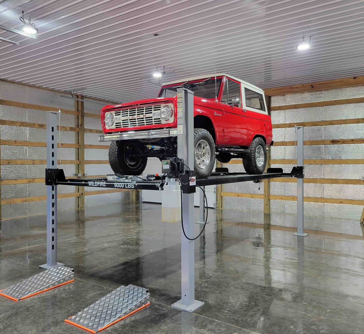 Wildfire 9000 XLT | Heavy Duty 4 Post Car Lift for Garage