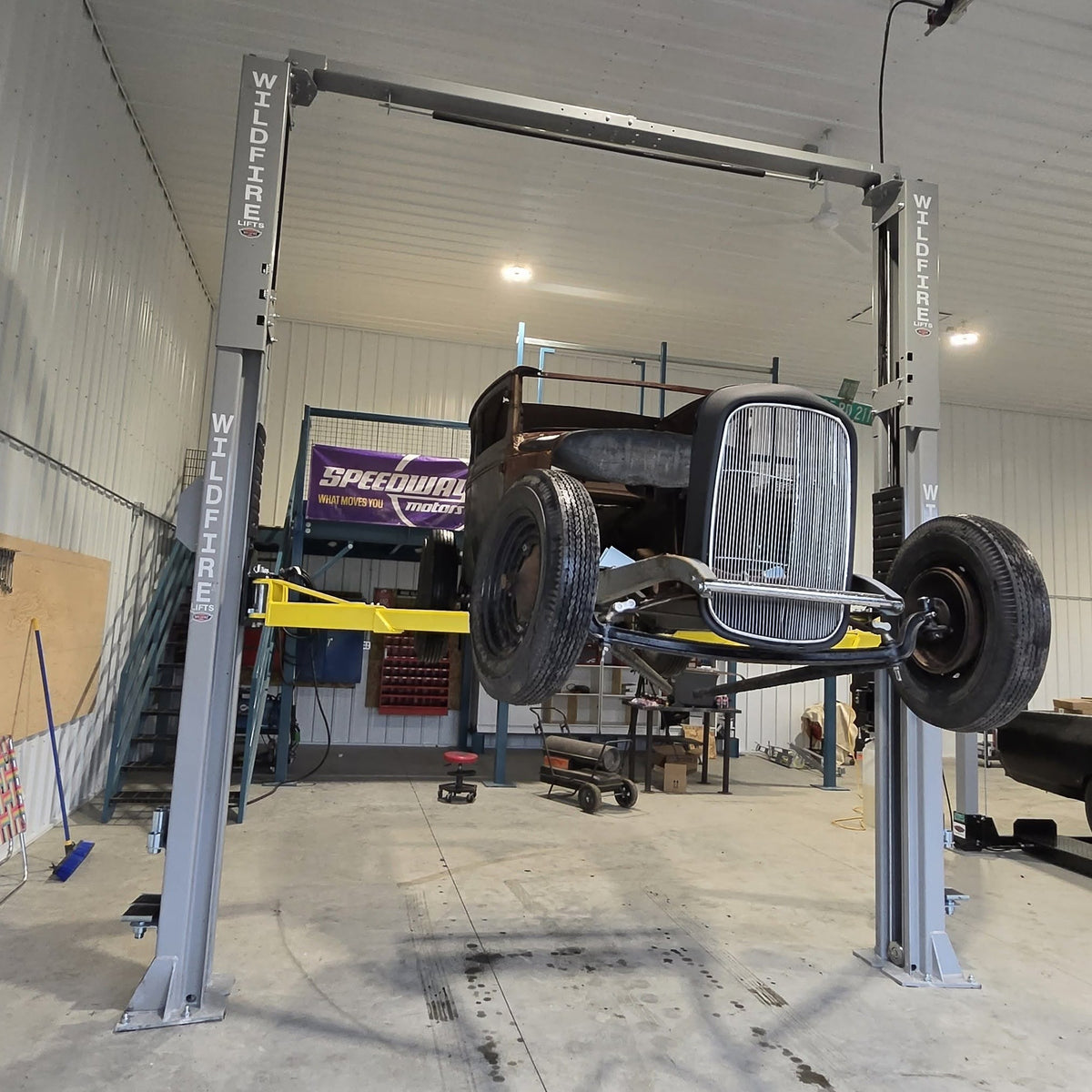 WF10KPRO-CF | 10000 LBS |  2‑Post Lift