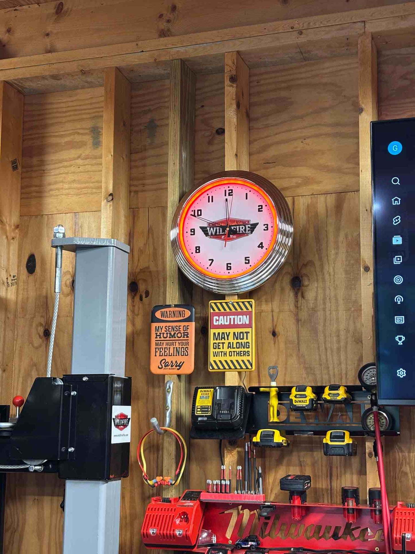 LED Garage Clock | Digital Wall Clock for Shops and Home Garages