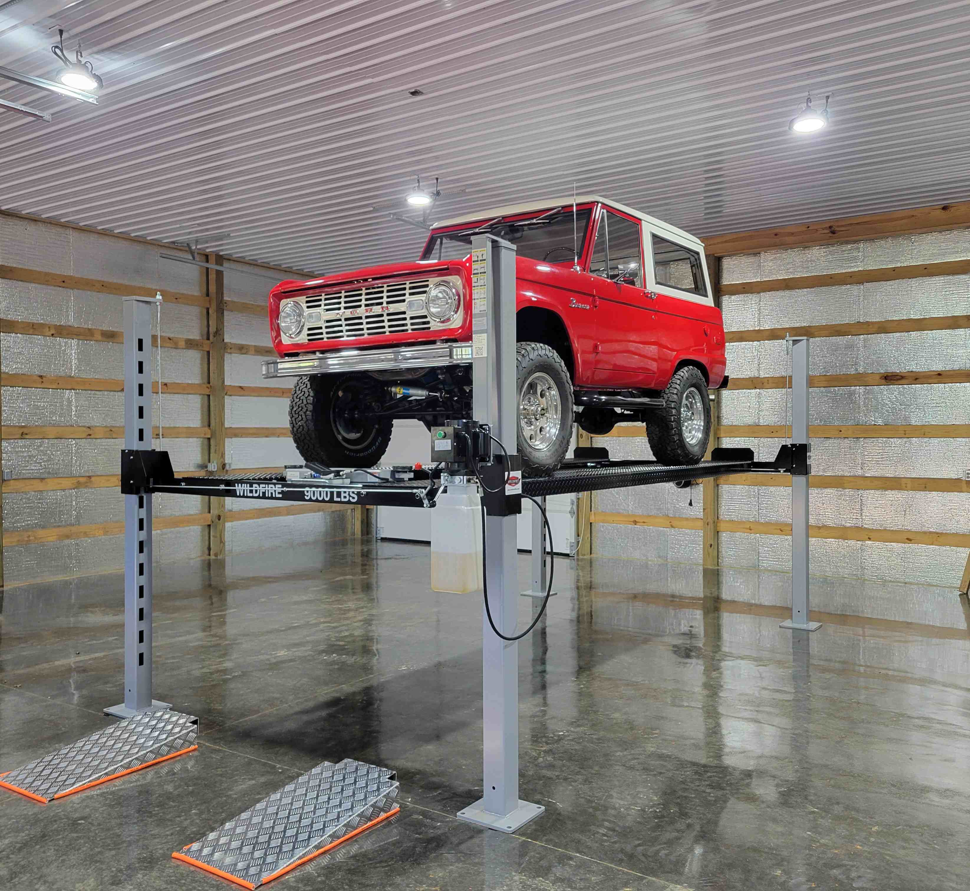 Wildfire 9000 XLT | Heavy Duty 4 Post Car Lift for Garage