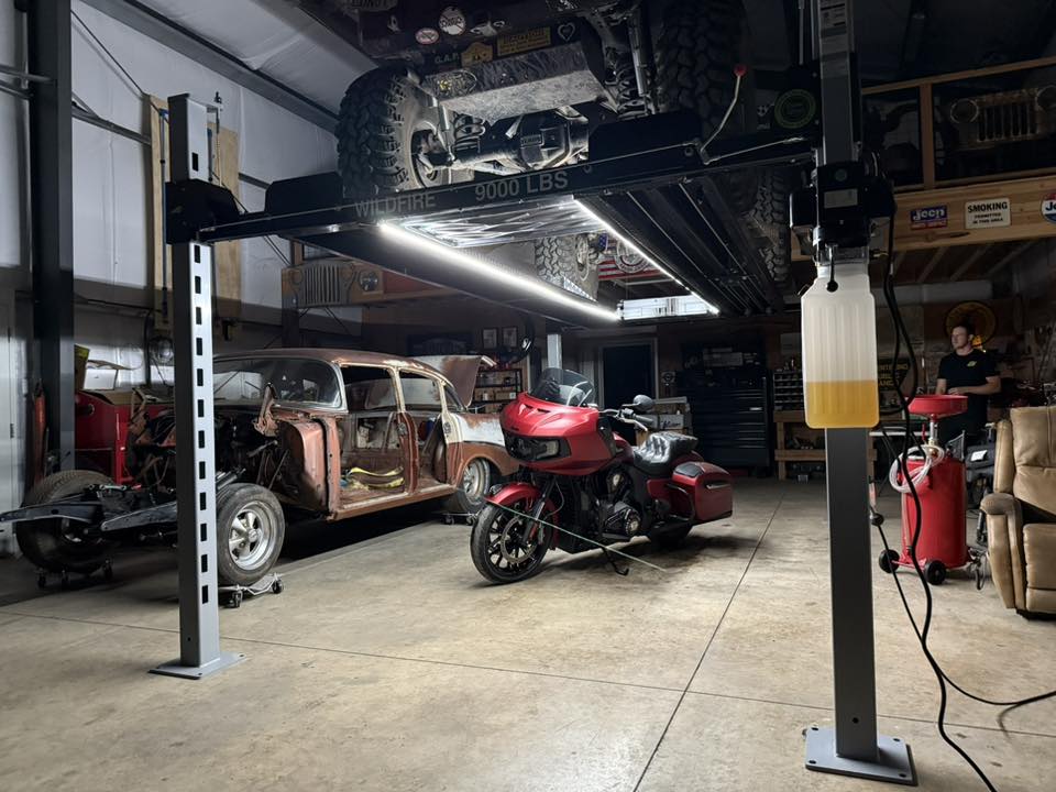 LED Light Kit for Vehicle Lifts | Garage Lift Lighting Kit