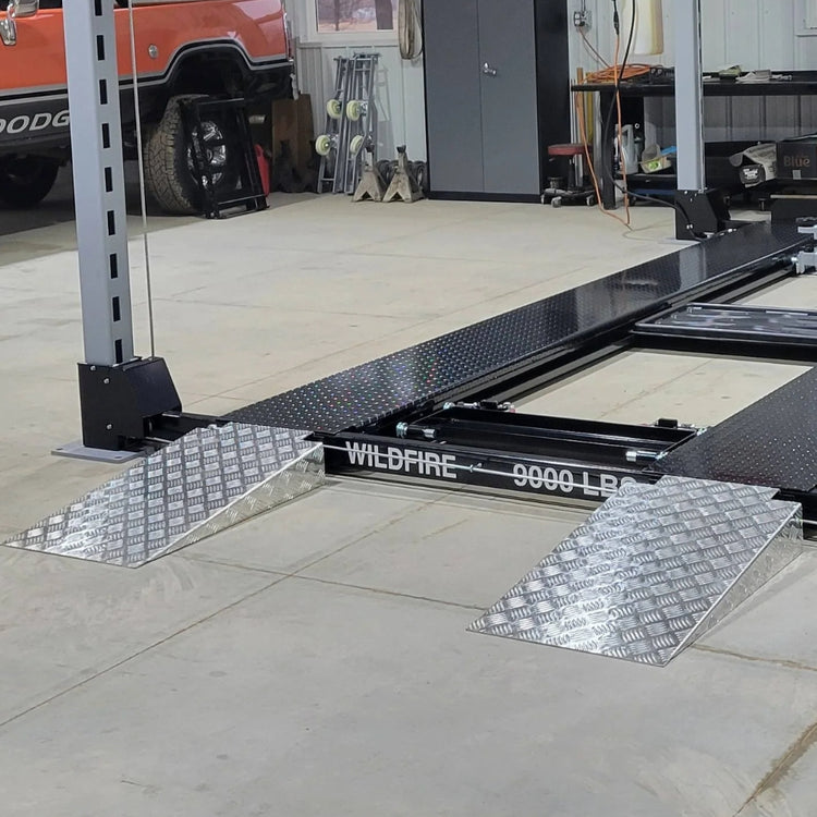 Four Pos Ramp Wildfire Standard Lift | 9000 LBS | Four Post Lift – Wildfire Lifts